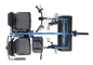 Preview: HUKA Orthros Duo Paralleltandem Elektro Dreirad blau