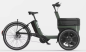 Preview: vanRaam Thuja Enviolo Riemenantrieb 410Wh Cargo Basket Kettenantrieb grün