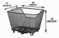 Preview: Korb Daily Größe M (22L) von Atran Velo mit AVS Click-Zuladung 10 kg System