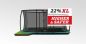 Mobile Preview: Berg Ultim Champion Flatground 410 mit DELUXE Netz XL grau