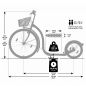 Preview: Kickbike Tretroller City G4 26/16 Zoll rot
