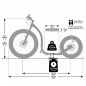 Preview: Kickbike FATMAX inkl. Schutzbleche 26/20 Tretroller Black