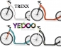 Preview: Yedoo Trexx Tretroller 26/20 Zoll 7.9kg schwarz