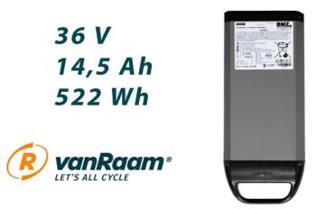 VanRaam Cube Heavy Batterie Akkupack, Li-Ion 36V 14,5Ah 522Wh