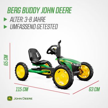 BERG Buddy John Deere 2.0 mit Fronthaube 