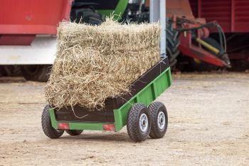 Berg Tandem Kipp-Anhänger Trailer XL grün-schwarz