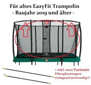 Ersatzteil für EAZYFit Deluxe Netz 330x220 + Fiberglasstangen für Bj. 2019 und älter AB NOVEMBER