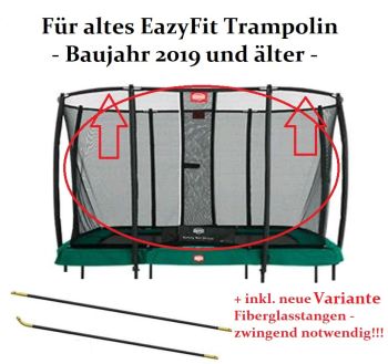 Ersatzteil für EAZYFit Deluxe Netz 330x220 + Fiberglasstangen für Bj. 2019 und älter AB AUGUST