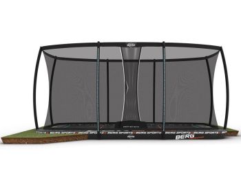 BERG Ultim Pro Bouncer FlatGround 500 + Safety Net DLX XL