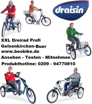 Draisin Malta mit Bosch Motor UPGRADE 500Watt Akku BLAU