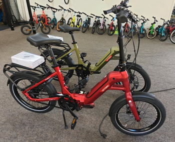 VICTORIA Fylgran Faltrad 7 Bosch SX 400Wh Riemenantrieb inferno red