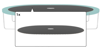 Berg Sprungtuch mit AIRFLOW 520cm für Favorit