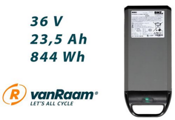 VanRaam Cube Heavy Batterie Akkupack, Li-Ion 36V 23,5Ah 844Wh