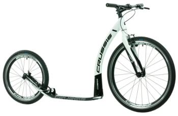 CRUSSIS Cobra Tretroller 4.2-2 black white KEIN VERSAND