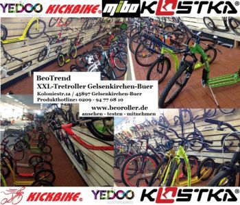 Yedoo Trexx DISC CROSS Tretroller schwarz