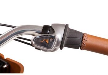 Babboe City Mountain 500Wh Lastenrad braun  AKTION inkl. Regenverdeck