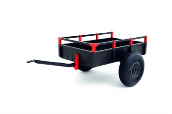 BERG Gokart XL Kipp Anhänger schwarz-rot
