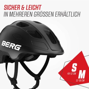 Preview: BERG Dash Fahrrad Kinder-Helm 45-52cm S