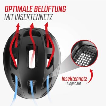 Preview: BERG Dash Fahrrad Kinder-Helm 52–56 cm M