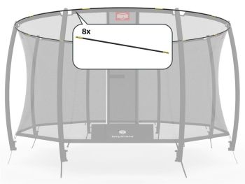 Berg Ersatzteil Fiberglasstangen-Set für Deluxe Sicherheitsnetz 380