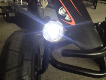 LED Lichtset 1xRücklicht für Berg Gokart Buddy Doppelscheinwerfer  2xVorne 