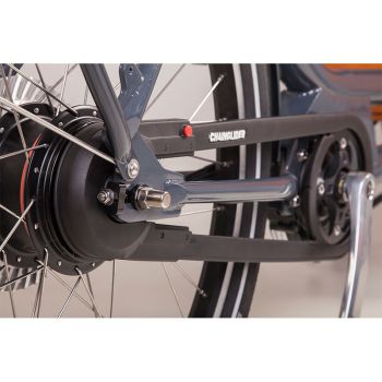 Babboe Curve Mountain Lastenrad 500Wh grey  INKL. REGENVERDECK