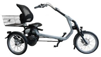 VAN RAAM Easy Rider Dreirad SPEZIAL mit 844Wh Akku FENSTERGRAU