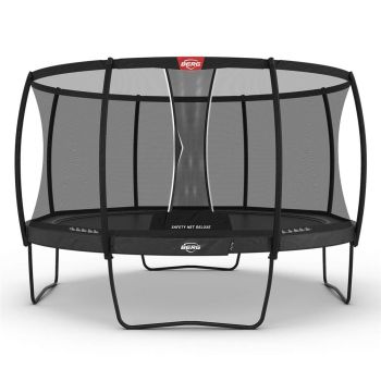 Berg Elite 430 Deluxe Trampolin Regular grau