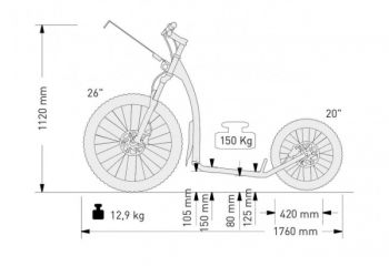 KOSTKA MUSHING MAX G6 DISC 26/20 mystic-grau