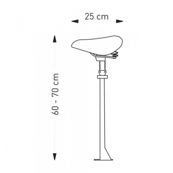 Kostka Tretrollersitz REHA Maxi 2 large 60-70cm