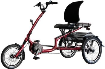 PFAU-Tec Scoobo KS-PLUS Elektro Dreirad purpurrot
