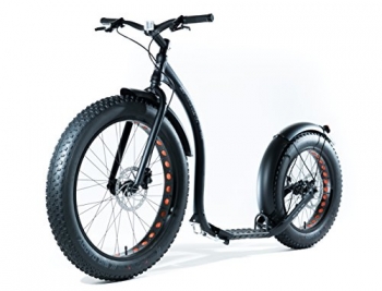 Kickbike FATMAX inkl. Schutzbleche 26/20 Tretroller Black