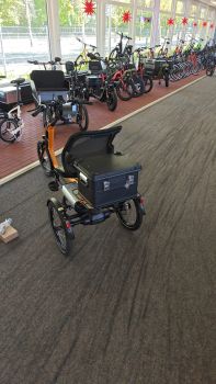 Preview: Alu Box 30l mit Deckel für vanRaam Easy Rider-3 Gepäckträger 44x34x27cm