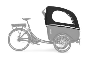 Winther Cargoo Regenverdeck Mistery Black ohne Stangen
