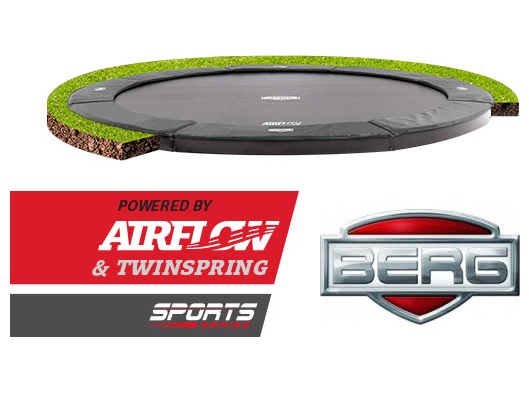 BeoSport | BERG Trampolin FlatGround Champion grau