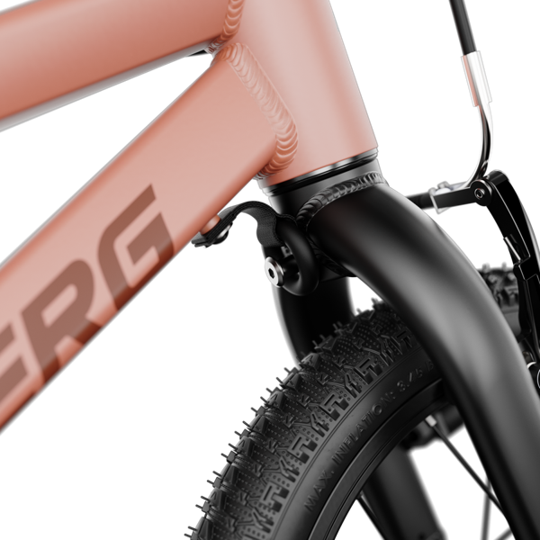 BERG Dash 14 Kinderfahrrad Alu Terracotta Red