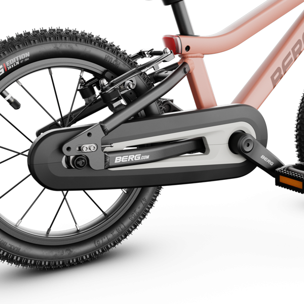 BERG Dash 14 Kinderfahrrad Alu Terracotta Red