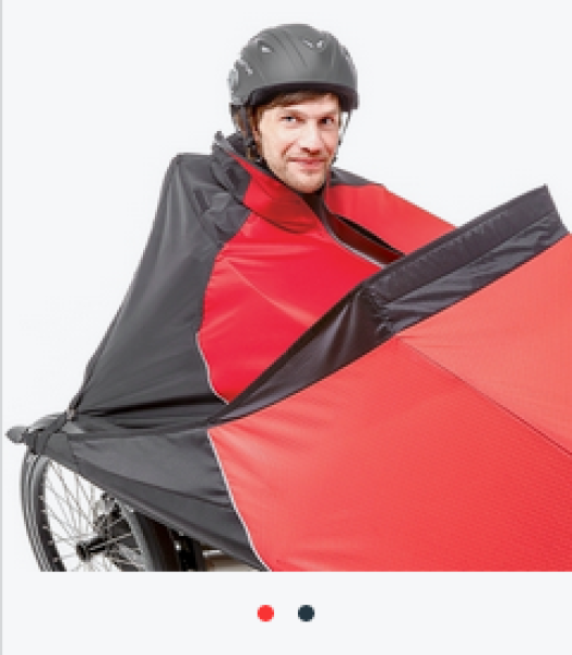 Hase Bikes Regenponcho für das Faltverdeck