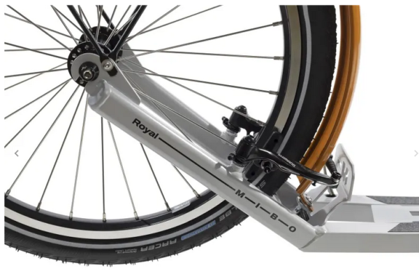 MIBO ROYAL Tretroller faltbar 20/20 RETRO SILBER