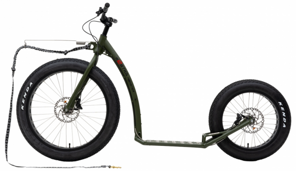 Kostka Monster Max DOG (G6) Tretroller 26/20 ARMY GREEN