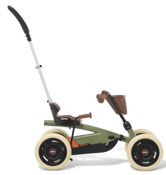 BERG Gokart Buzzy RETRO 2-in-1 GREEN mit Schiebestange