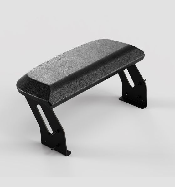 Lovens Explorer-2 Vordersitzbank mit Gurt Schwarz