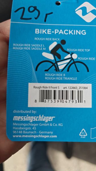 M-WAVE Lenkertasche Rough Ride II Front S