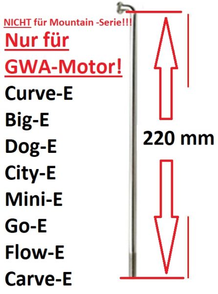 5er Set Speichen nur für GWA Motoren