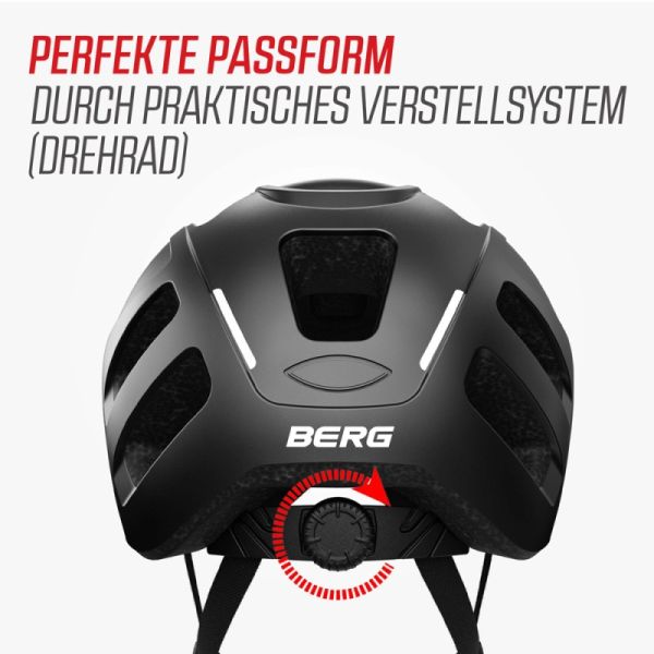 BERG Dash Fahrrad Kinder-Helm 52–56 cm M