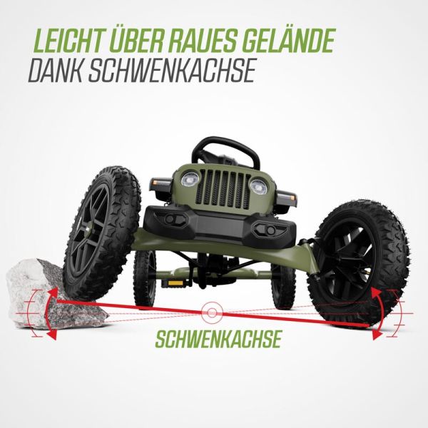 BERG Buddy Jeep Wrangler 2.0 mit Fronthaube 