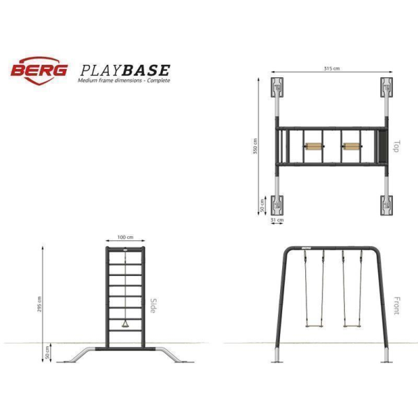 BERG Playbase Medium TL Ultimate-Set GREEN