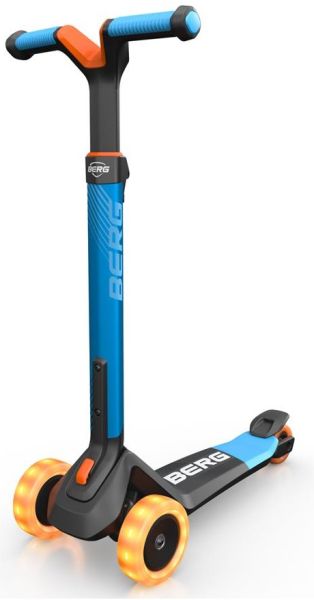 BERG Nexo FALTBAR LIGHTS faltbarer Kinderroller blau