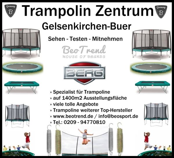 Trampolin Befestigungsset 4x Bodenanker mit Gurte