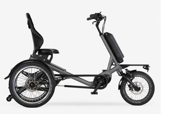 HUKA Cortes XS Dreirad 720Wh 80Nm metal grey